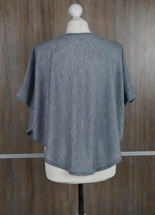 Cos легкий шерстяной свитерочек-футболка-кейп. размер xs6 фото