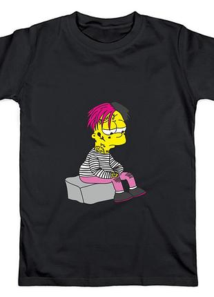 Футболка с принтом «bart lili peep»