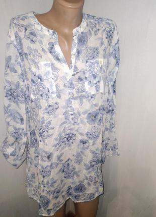 Uk 18 m&s collection блуза  котон и лен
