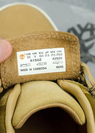 🆕 кожаные кроссовки timberland adv 2.0 cupsole a1sgz оригинал 44 полуботинки10 фото