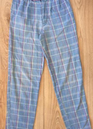 Вінтажні жіночі шотландські сині джинси з високою талією2 фото