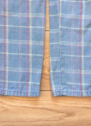 Винтажные женские шотландские синие джинсы с высокой талией8 фото