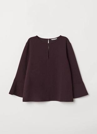 Бордова блуза zara