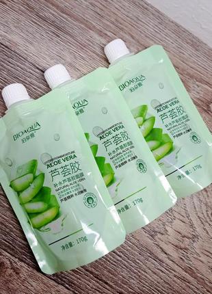 🌱увлажняющий гель для лица с экстрактом aloe vera, bioaqua🌱1 фото