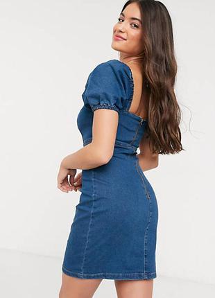 Джинсовое платье стреччевое new look denim3 фото