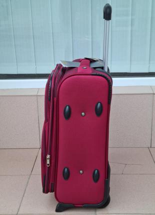 Тканевый чемодан на 2-х колёсах wings  poland 🇵🇱5 фото