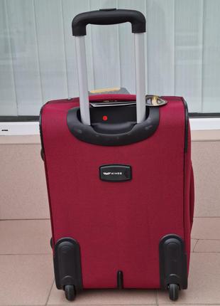 Тканевый чемодан на 2-х колёсах wings  poland 🇵🇱4 фото