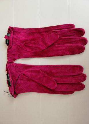Кожаные перчатки из натуральной, мягкой кожи замша,новые, р. l6 фото