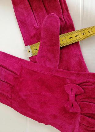 Кожаные перчатки из натуральной, мягкой кожи замша,новые, р. l8 фото