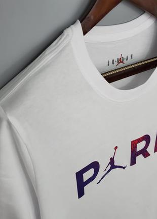 Футболка nike jordan paris париж джордан psg найк3 фото