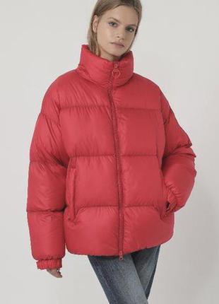 Пуховик в стиле the north face от m&k