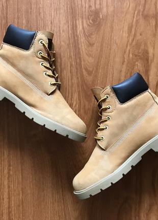 Дитячі шкіряні черевики (детские кожаные ботинки) timberland 6-inch boots2 фото