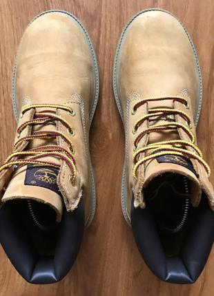 Дитячі шкіряні черевики (детские кожаные ботинки) timberland 6-inch boots4 фото