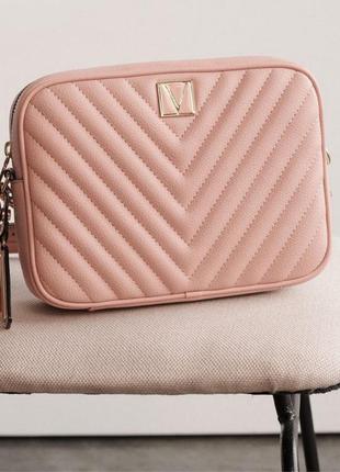 Ідея для подарунка🎀бесплатная доставка!сумка кросбоди crossbody v-quilt люксовая коллекция 💕victorias secret виктория сикрет вікторія сікрет оригинал