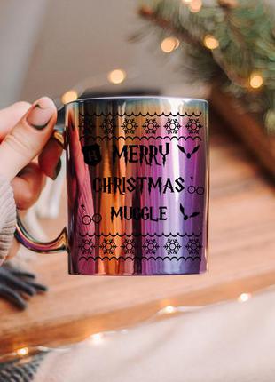 Новогодняя чашка гарри поттер