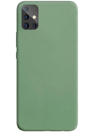 Силиконовый чехол candy для samsung galaxy m51 фисташковый
