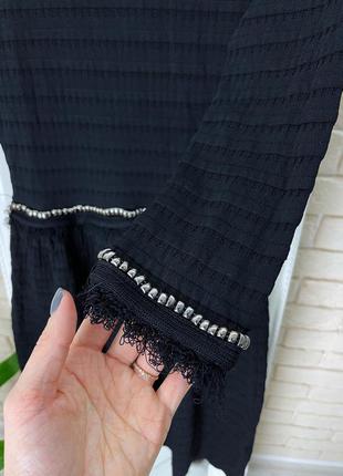 Трикотажное платье чёрное кэжуал paris suncoo нарядное милое2 фото