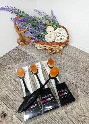 🖌️ кисть для нанесення тональної основи makeup hudabeauty