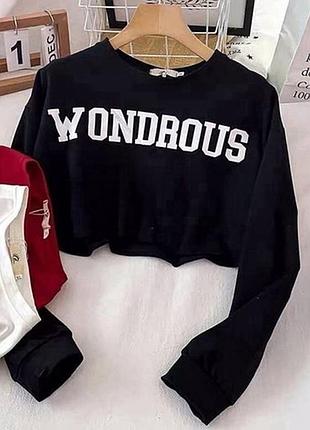 Укороченный свитшот