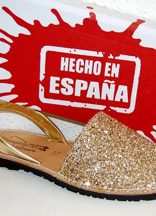 Женские кожаные босоножки, сандалии. испания, размеры.2 фото