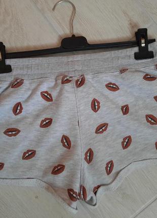Женские шорты, "губы с блёстками ",с карманами. hunkemoller.4 фото