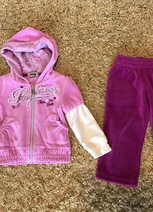 Костюм теплый фирменный. размер 9-18 мес. размер 80 большемерит