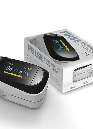 Пульсоксиметр напалечный oximeter de4b-b. пульсометр оксиметром на палець. вимірювач пульсу, кисню на палець