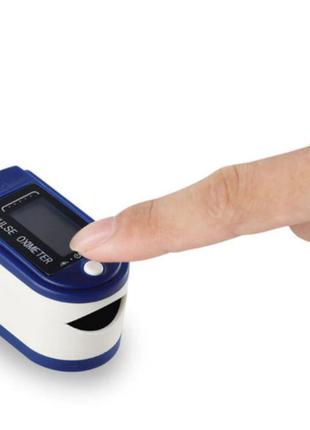 Пульсоксиметр напалечный oximeter gu52-bw. пульсометр оксиметром на палець. вимірювач пульсу, кисню на палець5 фото