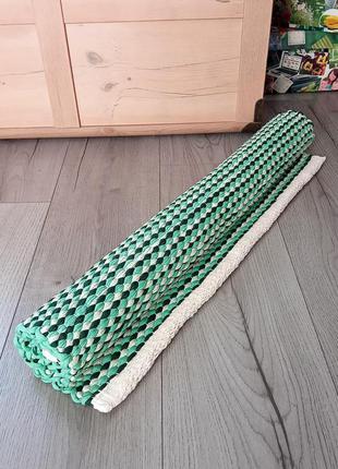 Домотканий килимок (66х80см) доріжка з трикотажної пряжі2 фото