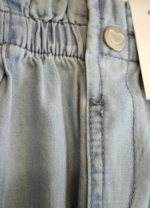 Юбка джинсовая голубая с карманами george 20483 фото
