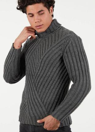 Мужской теплый свитер 🔥