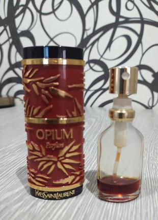 Винтажные духи opium yves saint laurent 7,5 ml vintage винтаж3 фото