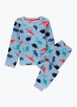 Плюшевая пижама для мальчика  matalan дино