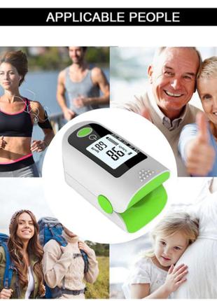 Пульсоксиметр напалечный oximeter ui39-wg. пульсометр оксиметр на палец. измеритель пульса, кислорода на палец5 фото