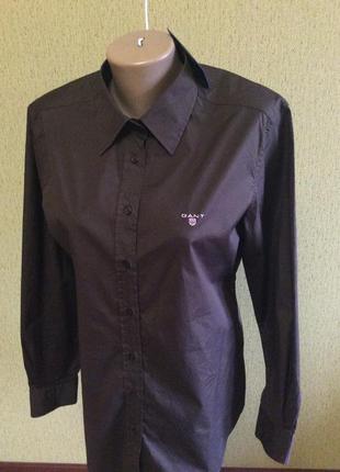 Женская рубашка блузка gant р l(xl) usa 14, uk 16 сток бирка3 фото