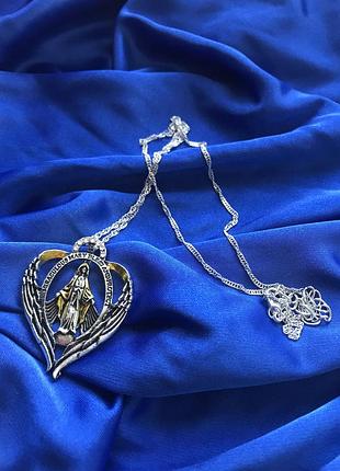 Кулон оберіг серце свята марія
