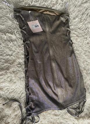 Сукня зі шнурівкою missguided2 фото
