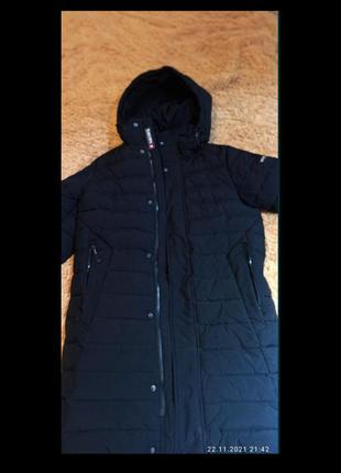 Зимова подовжена підліткова куртка