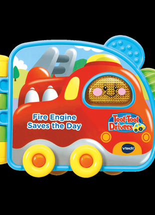 Музична книжка vtech toot-toot drivers fire engine saves the day musical book.2 фото
