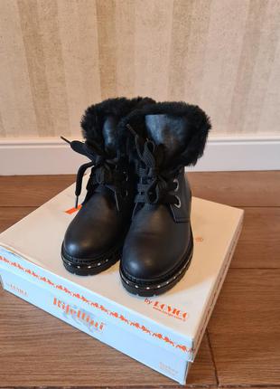 Зимние кожаные ботинки rifellini3 фото
