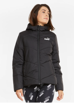 Куртка essentials padded women's jacket пума, оригинал