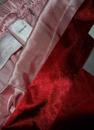 48/l/16 primark,англия!роскошная красно розовая атласная пижама новая5 фото