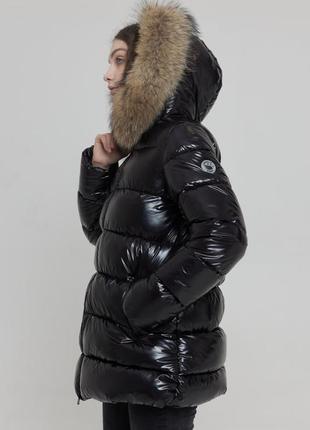 Длинная зимняя куртка монклер10 фото