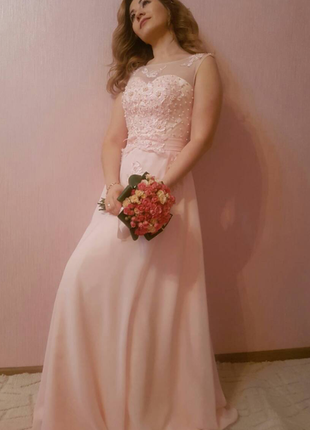 Свадебное, вечернее платье1 фото