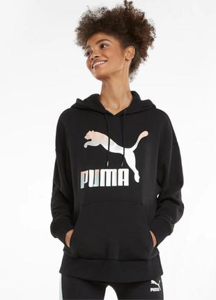 Худі puma, classics logo women's hoodie