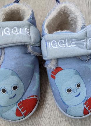 Тапочки дитячі теплі для дому в садок iggle piggle 13 см