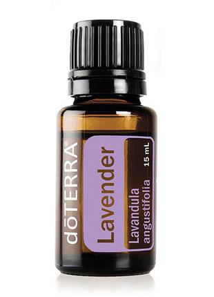 Эфирное масло лаванды (lavandula angustifolia) lavender essential oil doterra 15ml1 фото