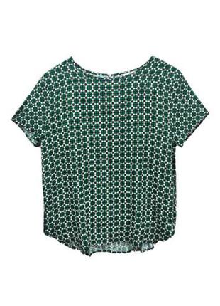 Оригинальная блузка с коротким рукавом от бренда h&m 03895370022 разм. 42