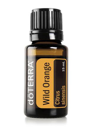 Ефірне масло-дикий апельсин doterra, wild orange essential oil (citrus sinensis),, 15 мл1 фото