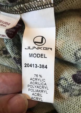 Junker  полушерстяной длинный свитер туника р.s6 фото